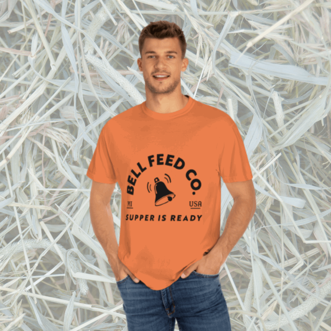 Bell Feed Co. Unisex Garment-Dyed T-shirt